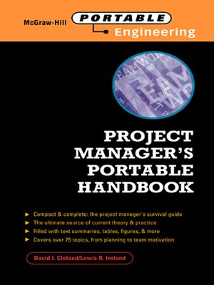 cover image of Project Manager's Portable Handbook